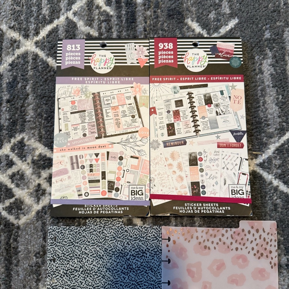Happy Planner Free Spirit USED Sticker Books - Picture 2 of 4